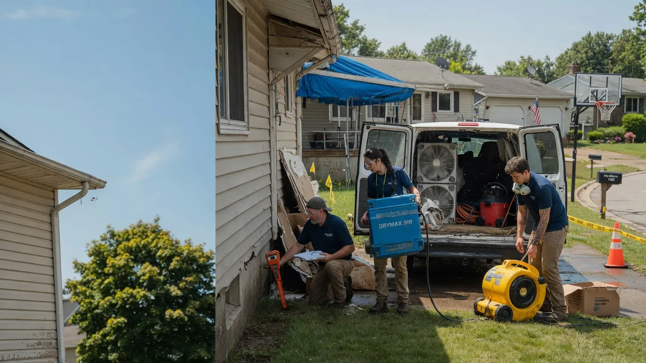Ceiling Leak Cleanup in Sweet Valley, PA near me